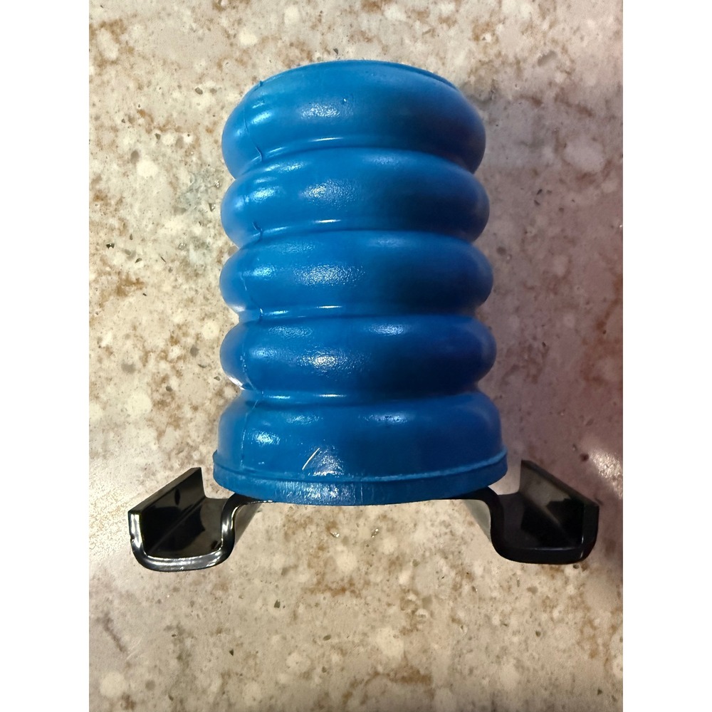 Blue Progressive Rate Bump Stop Suspension Spring with Mounting Bracket Single